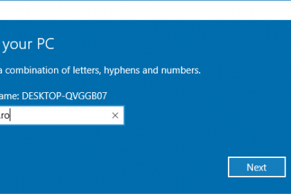 Cum pot schimba numele pc-ului/laptop-ului in Windows 10