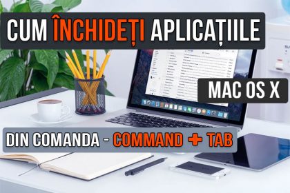 Închideți și ascundeți aplicațiile în macOS direct din interfața comenzii - Command + Tab
