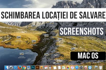 Cum modificați locația prestabilită pentru salvarea capturilor de ecran (screenshots) în macOS X
