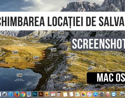 Cum modificați locația prestabilită pentru salvarea capturilor de ecran (screenshots) în macOS X