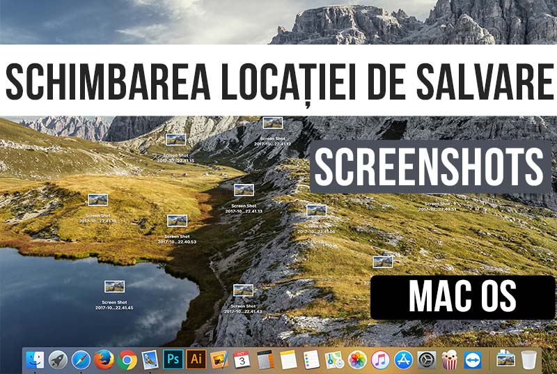 Cum modificați locația prestabilită pentru salvarea capturilor de ecran (screenshots) în macOS X