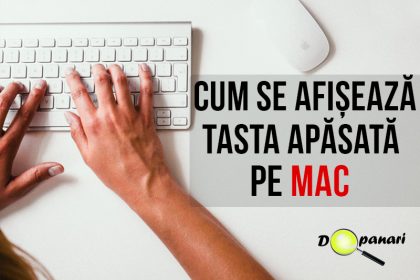 Cum se afișează pe ecran tasta apăsată pe Mac