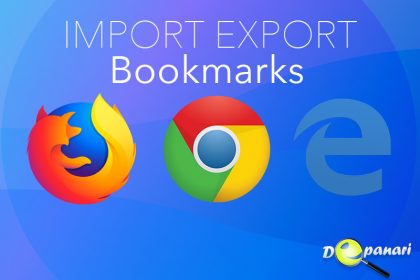 Cum se importă și exportă marcajele (bookmarks) între Google Chrome, Mozilla Firefox și Microsoft Edge