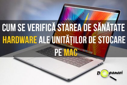 Cum se verifică starea de sănătate hardware ale unităților hard disk și SSD pe Mac