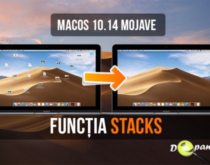 MacOS 10.14 Mojave și aranjarea fișierelor de pe desktop instantaneu în grupuri organizate cu funcția Stacks - caracteristici noi