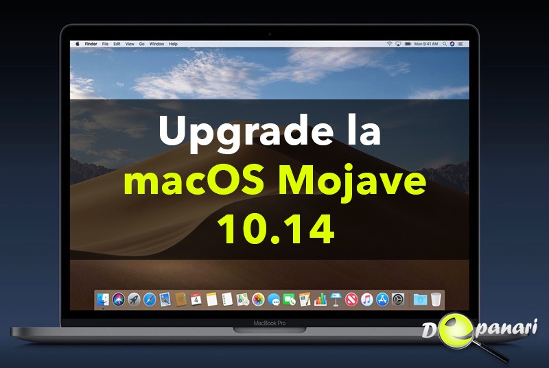 Cum se face upgrade la MacOS Mojave