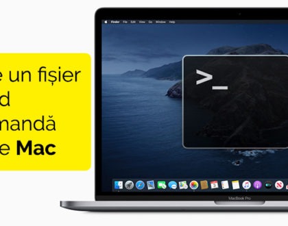 Cum se șterge un fișier folosind linia de comandă (Terminal) pe Mac